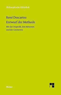 Kartonierter Einband Entwurf der Methode von René Descartes
