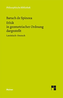 E-Book (pdf) Ethik in geometrischer Ordnung dargestellt von Baruch de Spinoza