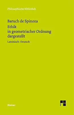 E-Book (pdf) Ethik in geometrischer Ordnung dargestellt von Baruch de Spinoza