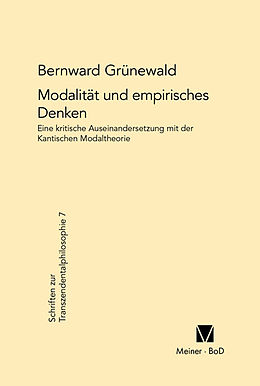 E-Book (pdf) Modalität und empirisches Denken von Bernward Grünewald