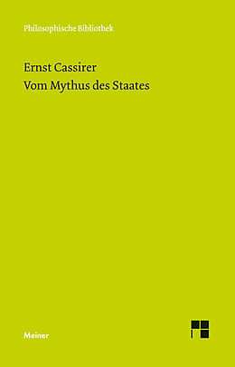 Kartonierter Einband Vom Mythus des Staates von Ernst Cassirer