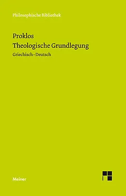 E-Book (pdf) Theologische Grundlegung von Proklos