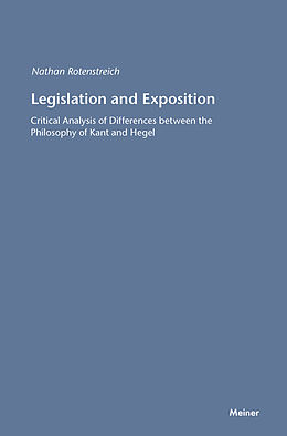 eBook (pdf) Legislation and Exposition de Nathan Rotenstreich