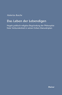 E-Book (pdf) Das Leben der Lebendigen von Hubertus Busche