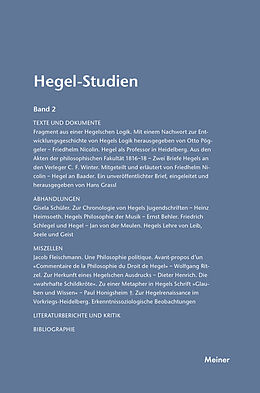 E-Book (pdf) Hegel-Studien Band 2 von 