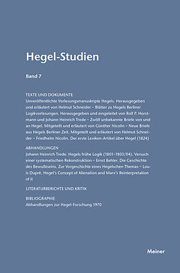 E-Book (pdf) Hegel-Studien Band 7 von 