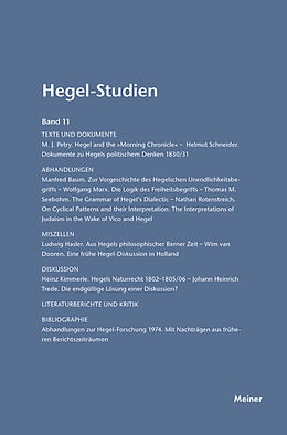 E-Book (pdf) Hegel-Studien Band 11 von 