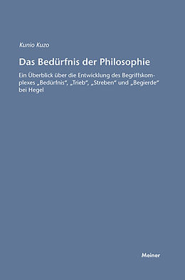 E-Book (pdf) Das Bedürfnis der Philosophie von Kunio Kozu
