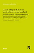E-Book (pdf) Antike Interpretationen zur aristotelischen Lehre vom Geist von 