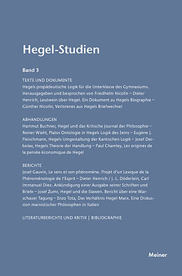 E-Book (pdf) Hegel-Studien Band 3 von 