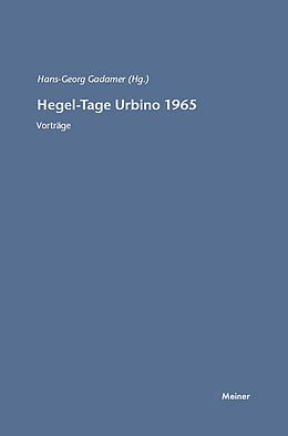 E-Book (pdf) Hegel-Tage Urbino 1965 von 