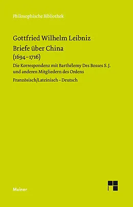 E-Book (pdf) Briefe über China (16941716) von Gottfried Wilhelm Leibniz
