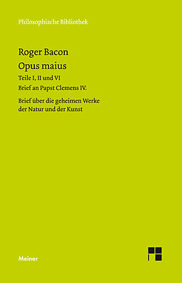 Fester Einband Opus maius von Roger Bacon