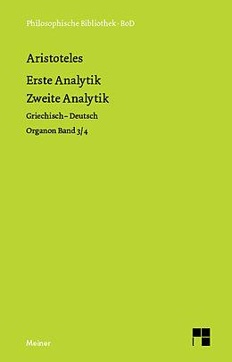 E-Book (pdf) Erste Analytik. Zweite Analytik von Aristoteles