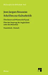 E-Book (pdf) Schriften zur Kulturkritik von Jean-Jacques Rousseau