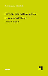 Kartonierter Einband Neunhundert Thesen von Giovanni Pico della Mirandola
