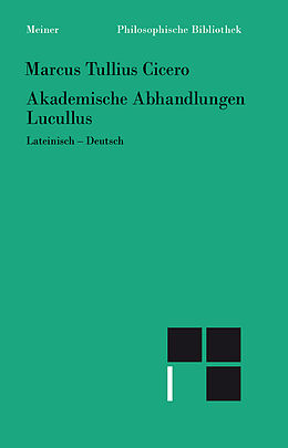E-Book (pdf) Akademische Abhandlungen. Lucullus von Marcus Tullius Cicero