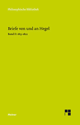 E-Book (pdf) Briefe von und an Hegel. Band 2 von Georg Wilhelm Friedrich Hegel