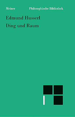 E-Book (pdf) Ding und Raum von Edmund Husserl