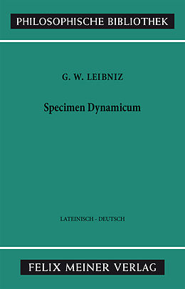 E-Book (pdf) Specimen Dynamicum von Gottfried Wilhelm Leibniz