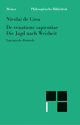 E-Book (pdf) De venatione sapientiae. Die Jagd nach Weisheit von Nikolaus von Kues