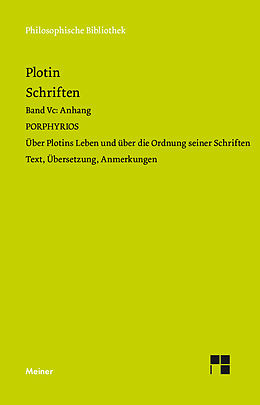 E-Book (pdf) Schriften. Band V von Plotin