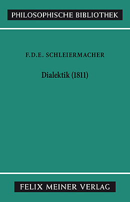 E-Book (pdf) Dialektik (1811) von Friedrich Daniel Ernst Schleiermacher