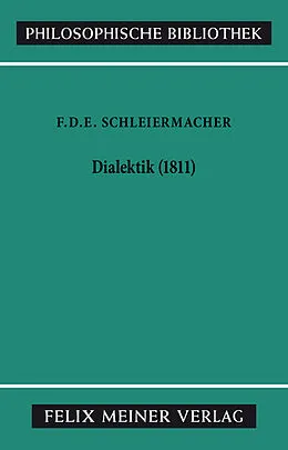 E-Book (pdf) Dialektik (1811) von Friedrich Daniel Ernst Schleiermacher