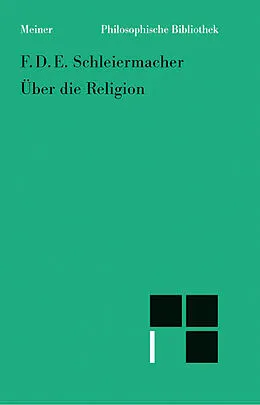 E-Book (pdf) Über die Religion von Friedrich Daniel Ernst Schleiermacher