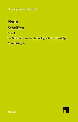 E-Book (pdf) Schriften. Band I von Plotin