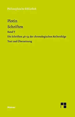 E-Book (pdf) Schriften. Band V von Plotin