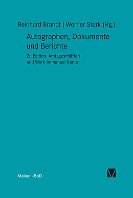 E-Book (pdf) Autographen, Dokumente und Berichte von 