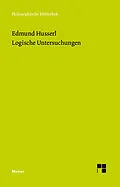 E-Book (pdf) Logische Untersuchungen von Edmund Husserl