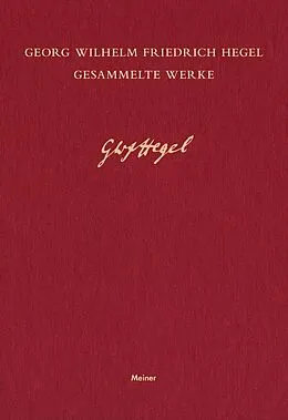 E-Book (pdf) Schriften und Entwürfe II (18261831) von Georg Wilhelm Friedrich Hegel