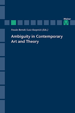 E-Book (pdf) Ambiguity in Contemporary Art and Theory von 