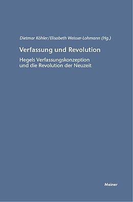 E-Book (pdf) Verfassung und Revolution von Elisabeth Weisser-Lohmann