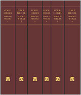 Kartonierter Einband Hauptwerke in sechs Bänden von Georg Wilhelm Friedrich Hegel