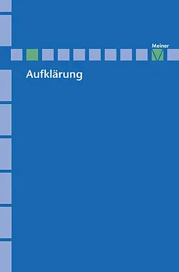 E-Book (pdf) Aufklärung, Band 12/2: Christian Wolff  seine Schule und seine Gegner von 