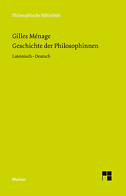 E-Book (pdf) Geschichte der Philosophinnen von Gilles Ménage