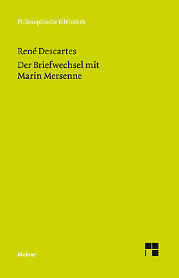 E-Book (pdf) Der Briefwechsel mit Marin Mersenne von René Descartes