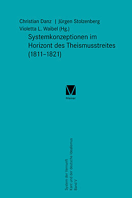 Kartonierter Einband Systemkonzeptionen im Horizont des Theismusstreites (18111821) von 