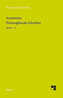 E-Book (pdf) Philosophische Schriften. Bände 1-6 von Aristoteles