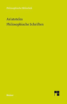 E-Book (epub) Philosophische Schriften. Bände 1-6 von Aristoteles