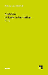 Fester Einband Philosophische Schriften. Band 4 von Aristoteles
