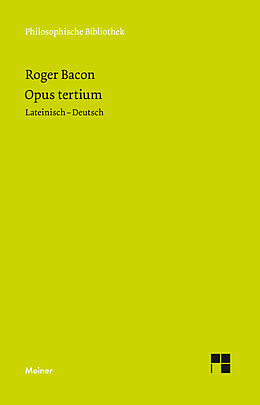 Leinen-Einband Opus Tertium von Roger Bacon