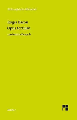 E-Book (pdf) Opus Tertium von Roger Bacon