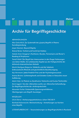 E-Book (pdf) Archiv für Begriffsgeschichte. Band 57 von 