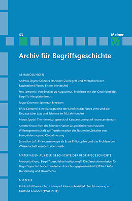 E-Book (pdf) Archiv für Begriffsgeschichte. Band 53 von 