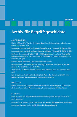 E-Book (pdf) Archiv für Begriffsgeschichte. Band 48 von 