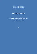 E-Book (pdf) Vorlesungen über die Geschichte der Philosophie. Teil 3 von Georg Wilhelm Friedrich Hegel